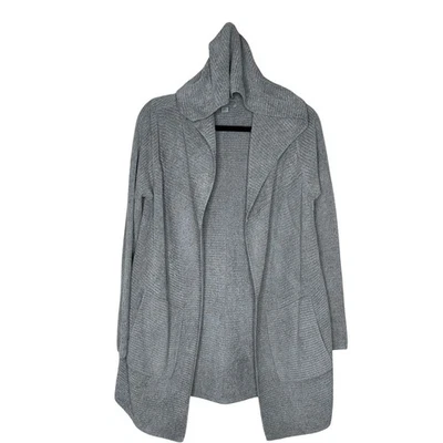 Barefoot Dreams CozyChic Ultra Lite hooded Cardigan Shawl Collar Pockets  XS - Image 1 of 4