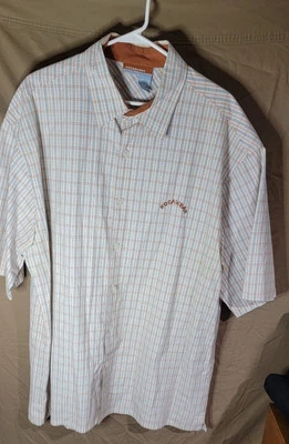 Rocawear Mens 2XL Short Sleeve Collared Plaid Shirt Button Down Casual Dressy - Image 1 of 4