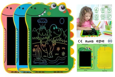 Dinosaur LCD Writing Tablet Digital Drawing Board  Kids Toy Christmas Gift - Image 1 of 4