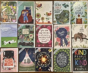 Trader Joe's Greeting Cards 15 New In Plastic Friendship Friends - Picture 1 of 8