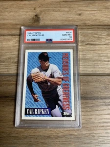 1994 Topps Cal Ripken Measure of Greatness card (HOF) #604 PSA 10 - Picture 1 of 2