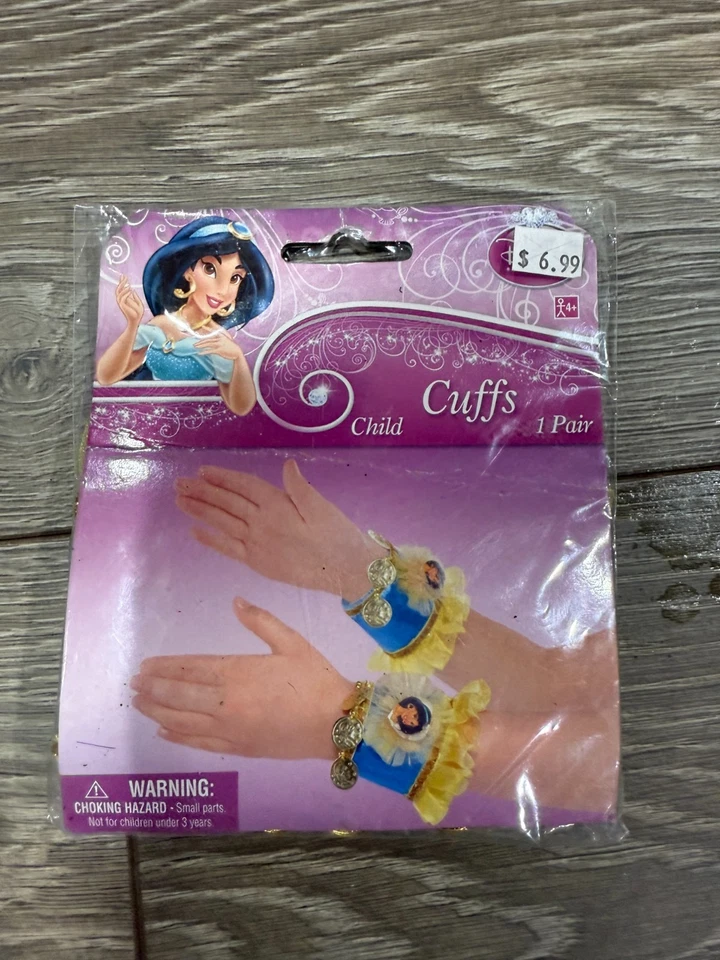 Nuevo Disney Aladdin Jazmín Niño Puños Disfraz Halloween ¡NUEVO! Foto 1 de 1