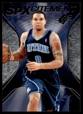 2006-07 SPx Deron Williams SPXcitement #SPX-93 Utah Jazz #/2999 Foto 1 de 2