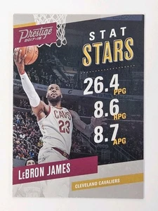LeBron James #1 Cleveland Cavaliers 2017-18 Panini Prestige Basketball Card  - Picture 1 of 2