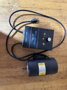 Baldor Motor 90VDC 2.6A 1/4HP J1596030 With Speed Controller 120V TESTED - Picture 1 of 6