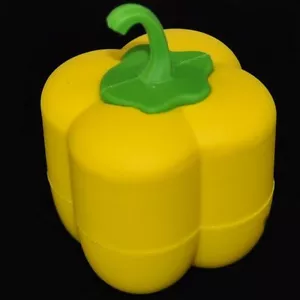 USB Stick 4 GB gelbe Paprika Schote Gemüse Peperoni Silikon Gehäuse gelb grün - Bild 1 von 1