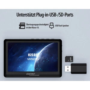 auvisio Video-Rekorder für analoge Quellen, 4,3" / 10,9 cm Farbdisplay, Akku - Bild 1 von 8