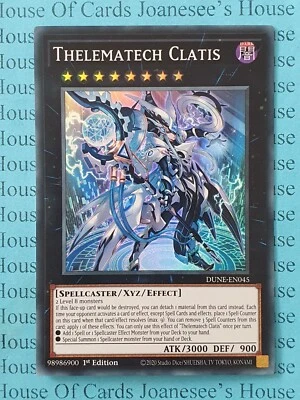 Thelematech Clatis DUNE-EN045 Super Rare Yu-Gi-Oh Card 1st Edition New - Image 1 of 3
