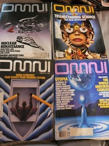 Vintage 1987 OMNI MAGAZINE Lot of 4 Science Fiction Technology Nuclear, Mind - Picture 1 of 10