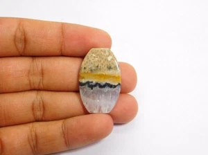 Preciosa joyería de piedras preciosas sueltas de ágata raíz de palma natural 33 quilates. ME-7432 - Imagen 1 de 3