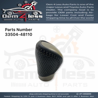 Lexus RX450h L Transmission Gear Shift Knob 2020, 2021, 2022 OEM 33504-48110 - Image 1 of 4