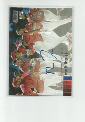 2020 STADIUM CLUB AUTOGRAPHS #AMT MATT THAISS - Image 1 of 2