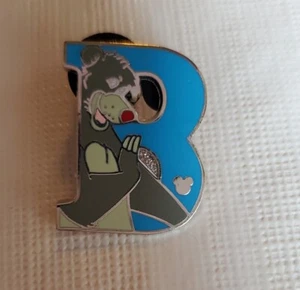 Disney DLR 2011 Hidden Mickey Series Alphabet Letter Collection B For Baloo Pin - Picture 1 of 1