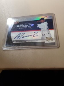 2008 ALBERTO GONZALEZ SPECTRUM ROOKIE SIGNATURES CARD N.Y. YANKEES