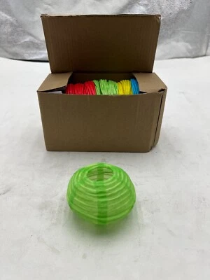 (QTY 1) ALLOMN Solar Lantern String Lights 19.7ft 30LED Garden Lantern - Image 1 of 3