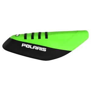 Polaris Pro RMK 2013-21 Seat Cover 600 Axy SKS Assault BLACK/FLO GREEN/BLK #308 - Picture 1 of 5