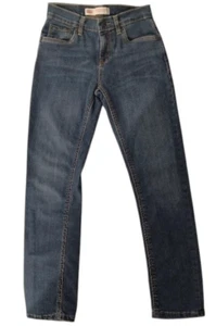 Levi's 511 Slim Fit Jeans Boys Youth 14 Reg Blue Denim (Size 14 Reg W27" x L29") - Picture 1 of 3