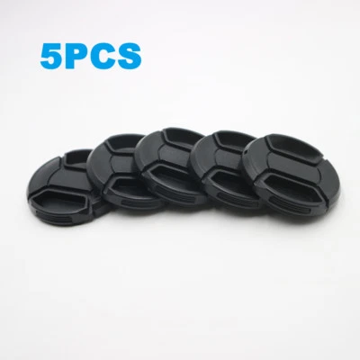 5X 52mm Snap-on Camera Front Lens Cap hood Cover for Nikon Canon Sony DSLR New - Image 1 of 4