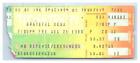 Grateful Dead Konzert Ticket Stumpf August 29 1980 Philadelphia Pennsylvania
