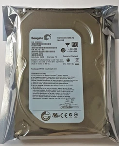 500 GB SATA Seagate barracuda 7200.12 ST3500418AS 16MB HDD 3,5 " Hard Drive Neu - Picture 1 of 1
