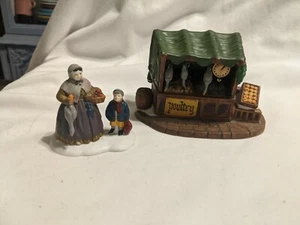 Dept 56 Heritage Village Poultry Stand Christmas Village Snow Village - Picture 1 of 4