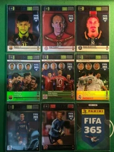 2015 Panini Adrenalyn XL FIFA 365 Icon, Attacking Trio & Top Master Cards - Picture 1 of 1