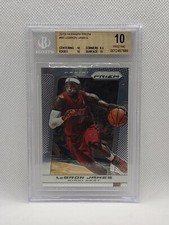 2013-14 Panini Prizm Basketball LeBron James Base Card #65 - BGS 10 PRISTINE 