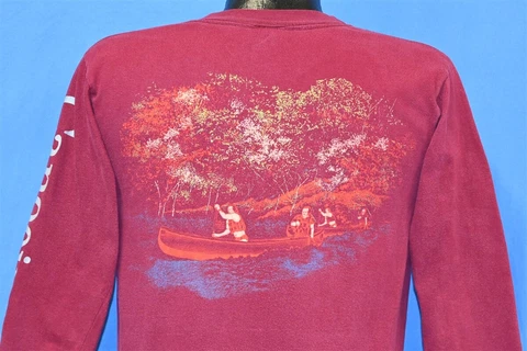 vtg 90s SOUTHEAST MISSOURI STATE UNIVERSITY CANOEING LS t-shirt COLLEGE MEDIUM M Cover
