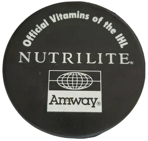 1997 ALL STAR GAME GRAND RAPIDS GRIFFINS  OFFICIAL NUTRILITE SPONSOR IHL PUCK Cover