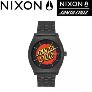 NIXON x SANTA CRUZ collaboration Watch THE TIME TELLER Model Skateboard Black - Picture 1 of 5
