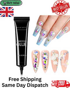 Nail Rhinestone Glue: 15Ml Super Gel for Gems, Crystal Stones & Jewels UK - Picture 1 of 8