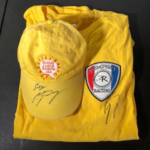 Patrick Dempsey Signed Hat Cap Shirt Share a Little Sunshine Racing Yellow Rare - Picture 1 of 10
