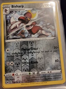 Reverse Holo Foil Bisharp # 134/202 Sword & Shield Set Pokemon Cards NM/MINT - Picture 1 of 1