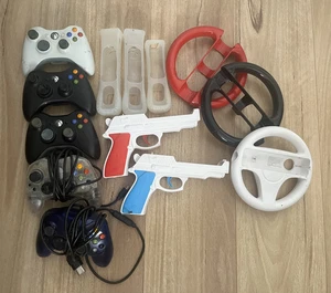 Gamers Bundle Xbox Original 360 & Wii Fit Games Mixed Lot Family Fitness Action - Picture 1 of 1