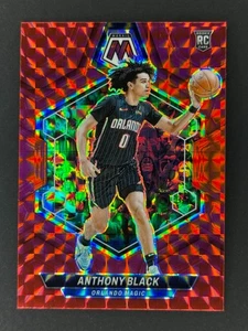 2023-24 Panini Mosaic - #225 Anthony Black Red Mosaic RC - Picture 1 of 3