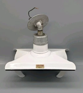 Vintage Industrial Appleton Porcelain Light Fixture with Self Leveling Mount  - Picture 1 of 18