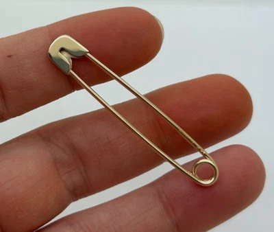 Pin de seguridad Tiffany oro 14K Foto 1 de 4