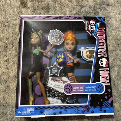 Muñecas Monster High Clawdeen & Howleen Wolf exclusivas de 10,5" - Pack de 2 Foto 1 de 4