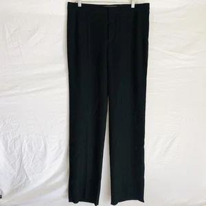 Louis Vuitton Uniformes Pants Womens 44 Black Dress Trousers Straight Leg - Picture 1 of 12