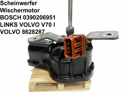 BOSCH 0390206951 VOLVO 8628287 Scheinwerfer-Wischermotor LINKS V70 1  1996-2000 - Bild 1 von 3