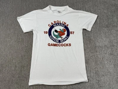 Vintage South Carolina Gamecocks Shirt Adult SMALL NCAA Football Gator Bowl 1987 - Image 1 of 4