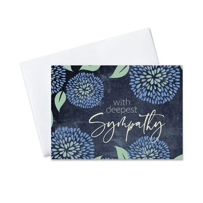 Sympathy Cards with Envelopes for Family and Business (Floral Designs) Bulk 2... - Image 1 of 4