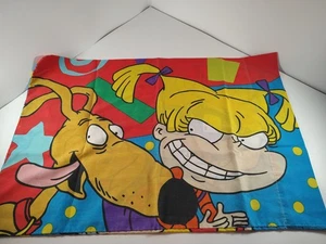 Funda de Almohada Rugrats Vintage Doble Cara 20 x 30 Angela Chucky Tommy - Imagen 1 de 3