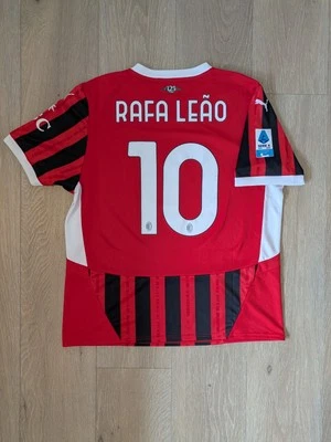 Rafa Leao AC Milan Authentic Puma 125 Yr 2024 2025 Jersey Mens XL trikot Maillot - Image 1 of 4