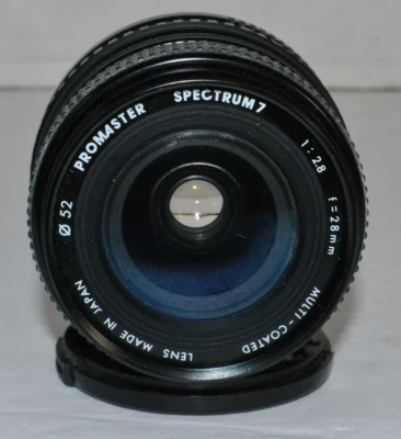 Promaster Spectrum 7 28mm F2.8 MC Lens For Canon FD Mount - Image 1 of 4