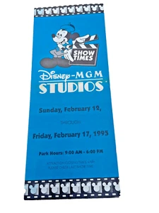 Folleto Disney MGM Studios Show Times viernes 17 de febrero de 1995 - Imagen 1 de 5