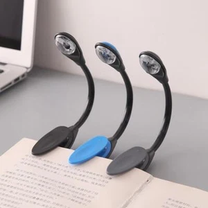 Flexible Clip On Book Laptop LED Reading Light Lamp NEW Portable Z9Y5 - Picture 1 of 9