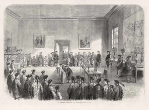 Traditional Chinese Marriage Ritual Ceremony Shanghai 1868 Print Queue Hairstyle - Picture 1 of 1