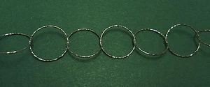 CABLE REDONDO 16MM CORTE DIAMANTE OXIDADO PLATA ESTERLINA 925 PIE DE CADENA 475 OS - Imagen 1 de 1