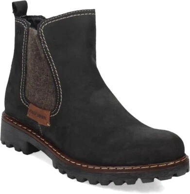 Josef Seibel Marta 03 Boots Women's EU 39/US 8-8.5 Black Nubuck $180 NEW - Image 1 of 4